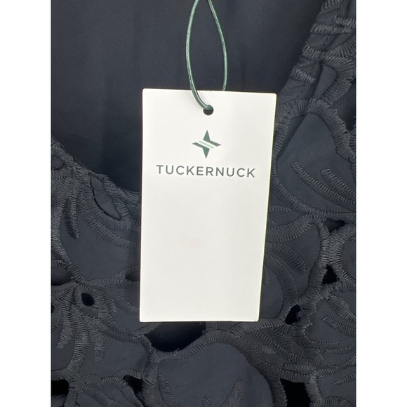 TUCKERNUCK Black Floral Lace Sylvie Blouse NWT Size Small - Picture 10 of 10